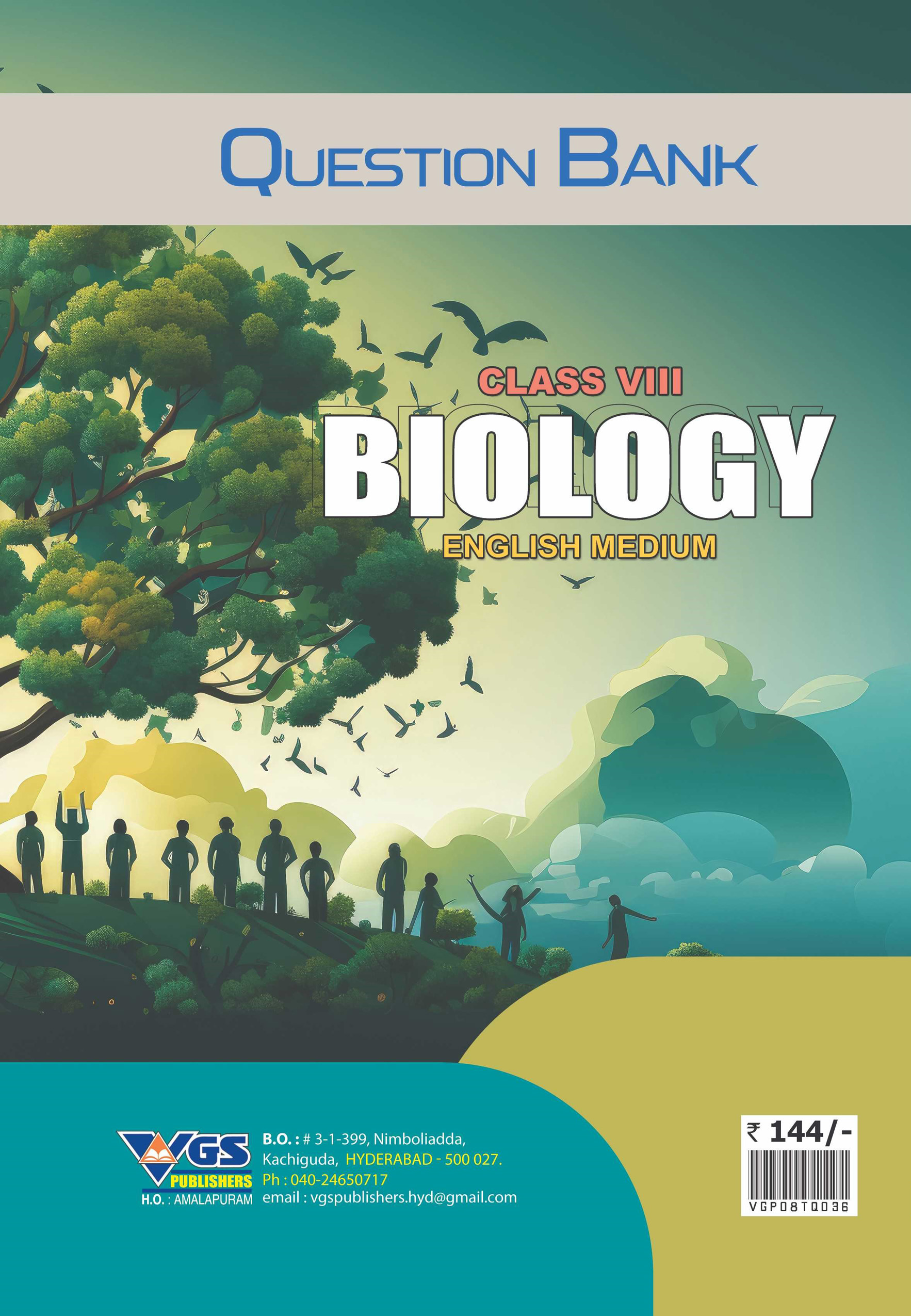 TG 8th Class Biology English Medium Question Bank-2026