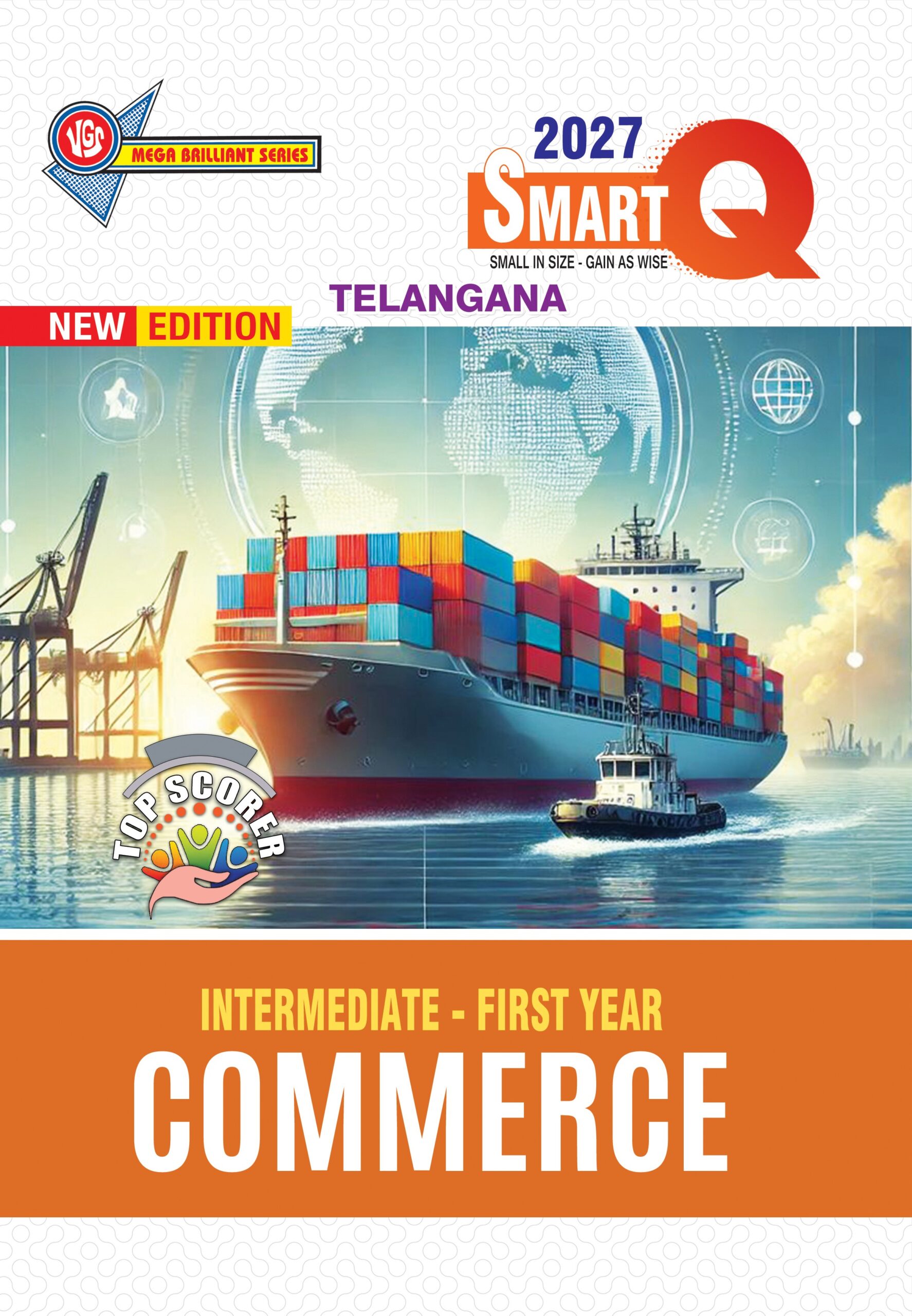 VGS SmartQ Series Commerce Question Bank Telangana Inter 1st Year 2027