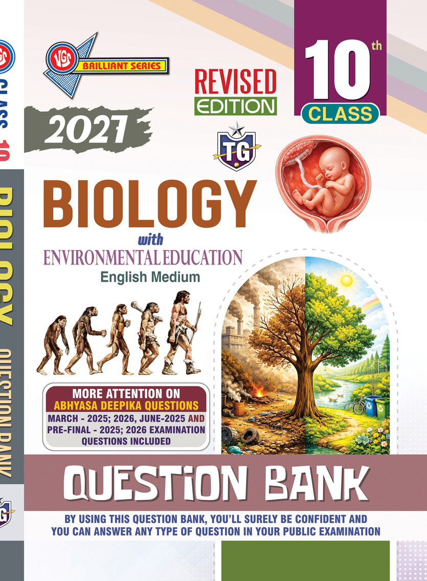 VGS TG 10th Biology with Environmental Education Question Bank (E/M), Revised Edition 2027