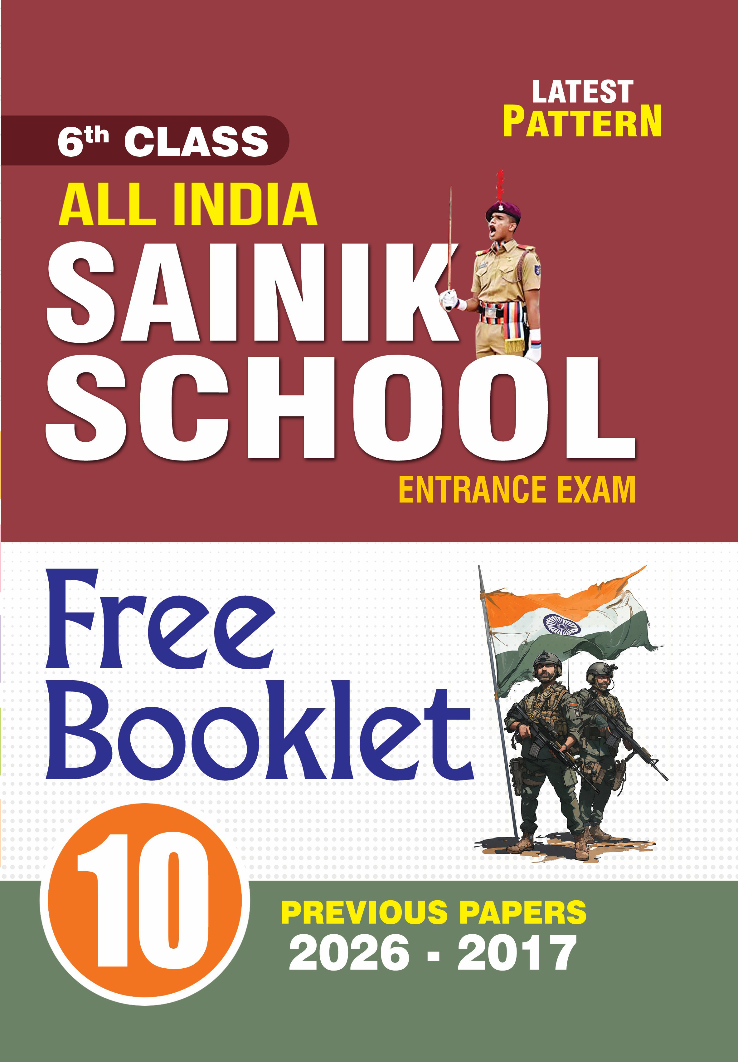 VGS All Inida Sainik School Entrance Exam (AISSEE) is a Entrance exam Guide for 6th Class, which provides systematic practice across the complete 125-question, 300-mark examination pattern thumbnail