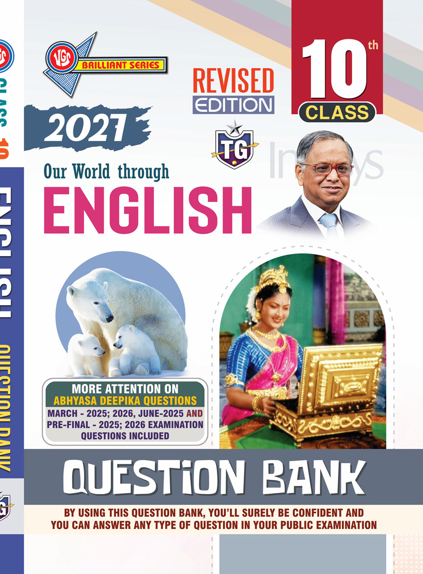 TG 10th Class English Question Bank, Revised Edition – 2027