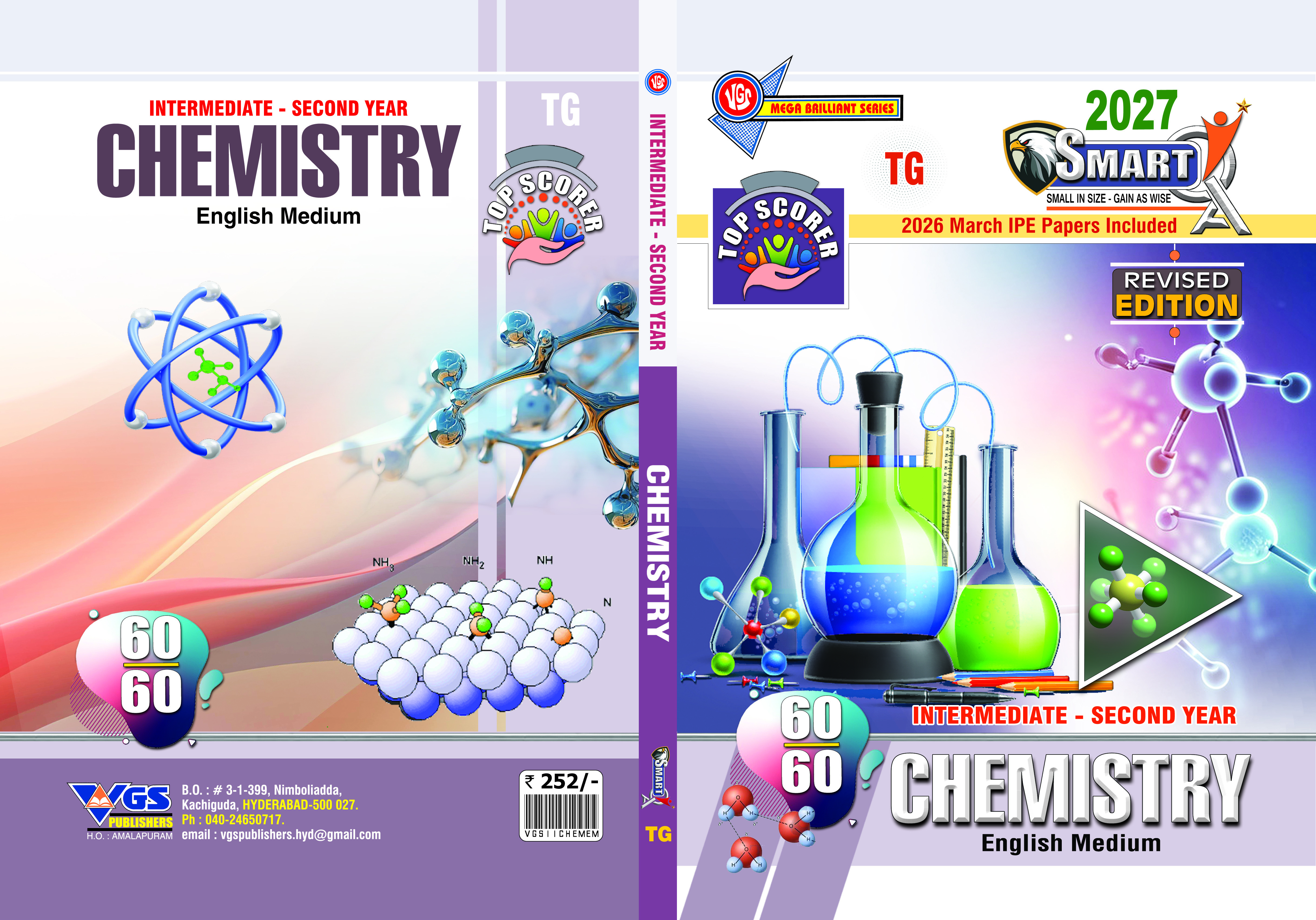 TG Inter 2nd Year Chemistry Question Bank Smart Q Series - 2027