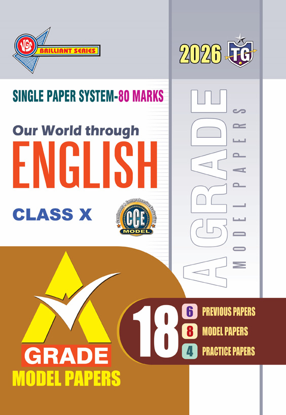 TG 10th Class A GRADE MODEL PAPERS ENGLISH 2026