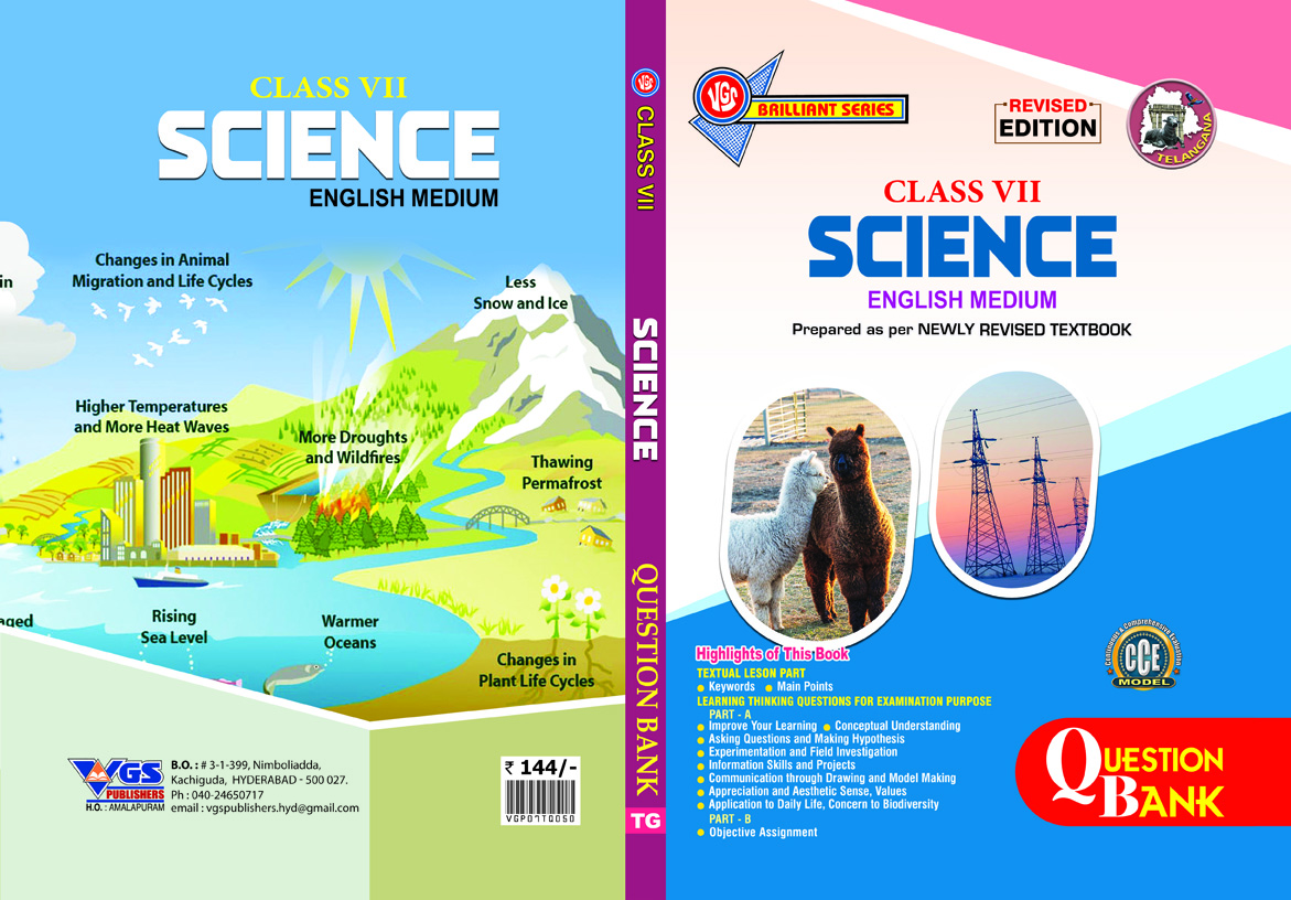 VGS TG 7th Class Science (English Medium) Question Bank-2027