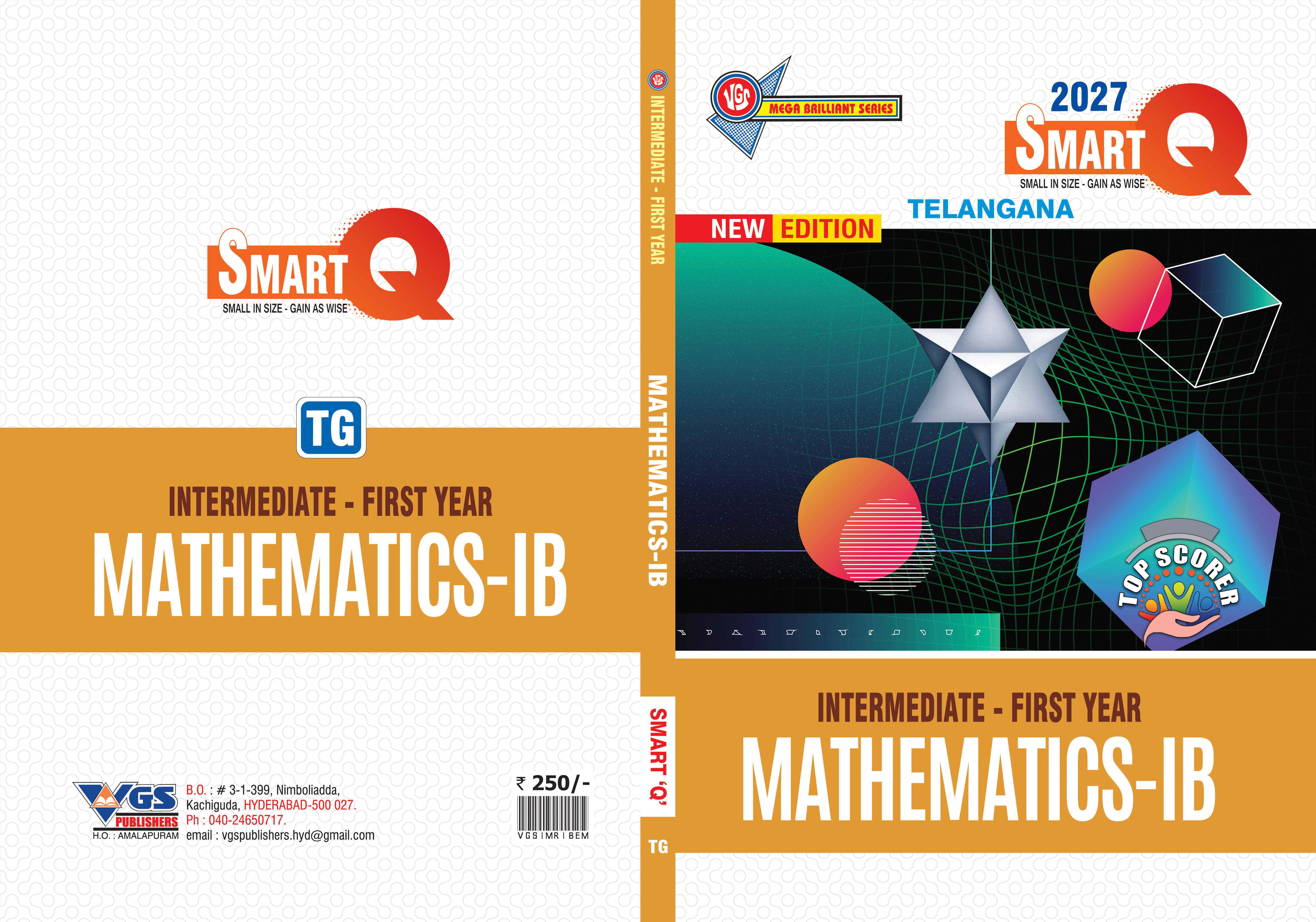 TG VGS Intermediate 1st Year Maths -  IB Question Bank 2027