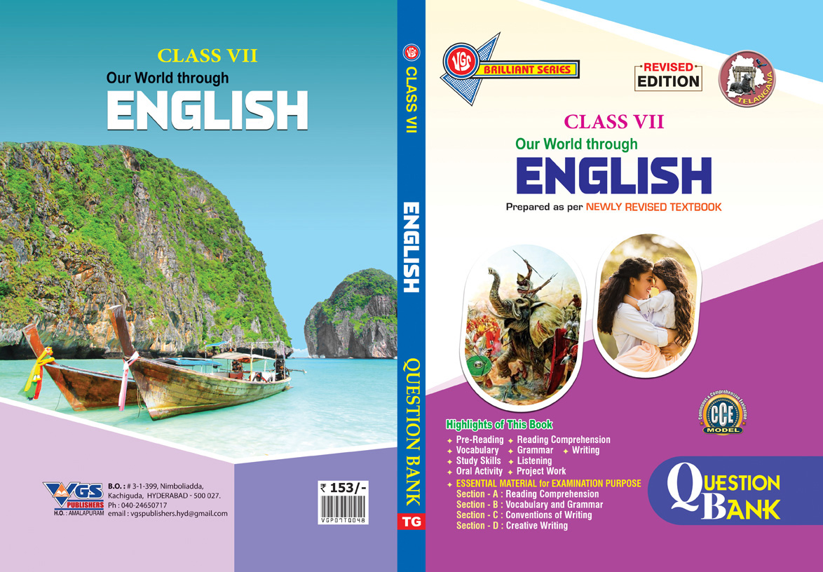 VGS TG 7th Class English Question Bank-2027