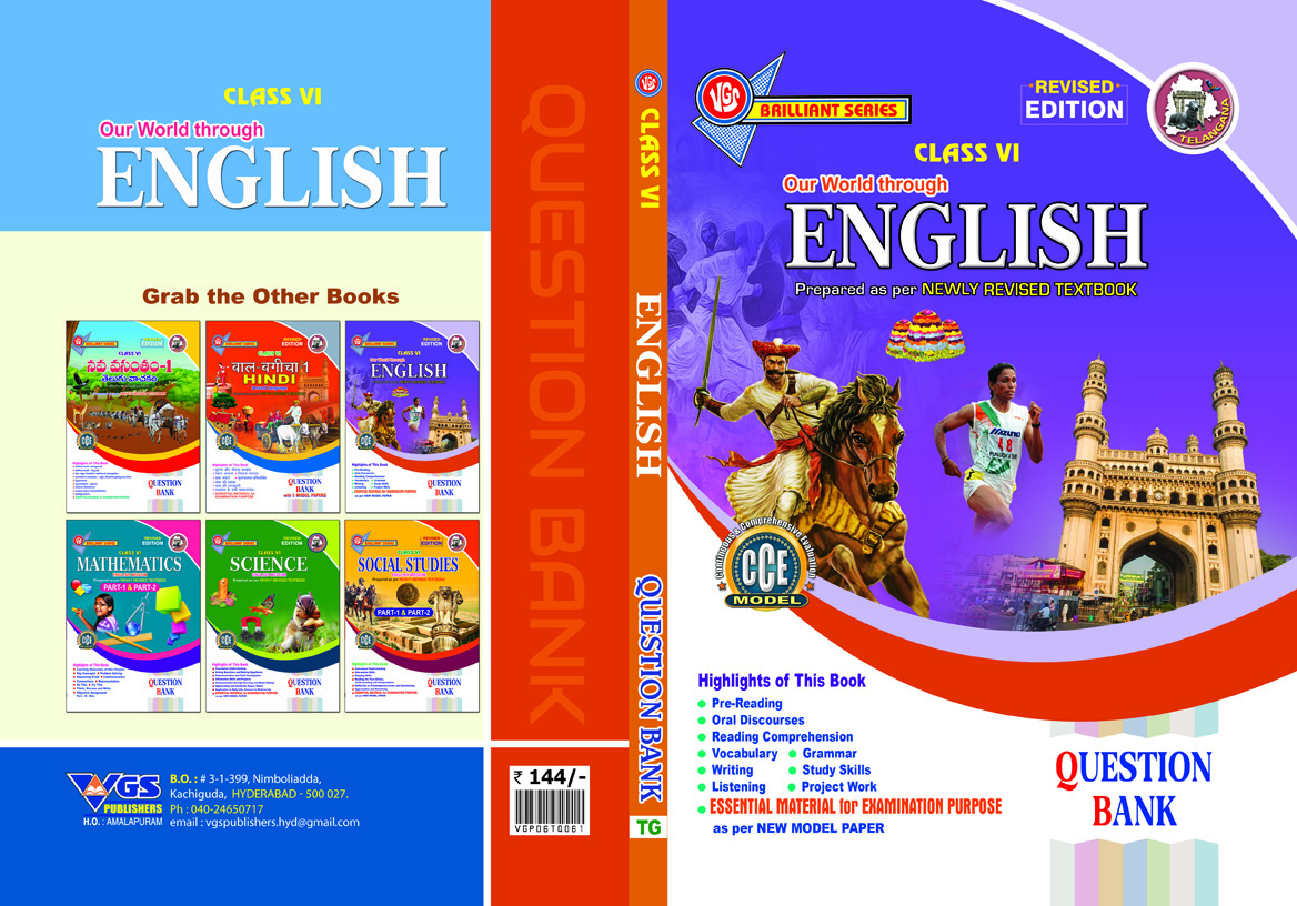 VGS TG 6th Class English Question Bank-2027
