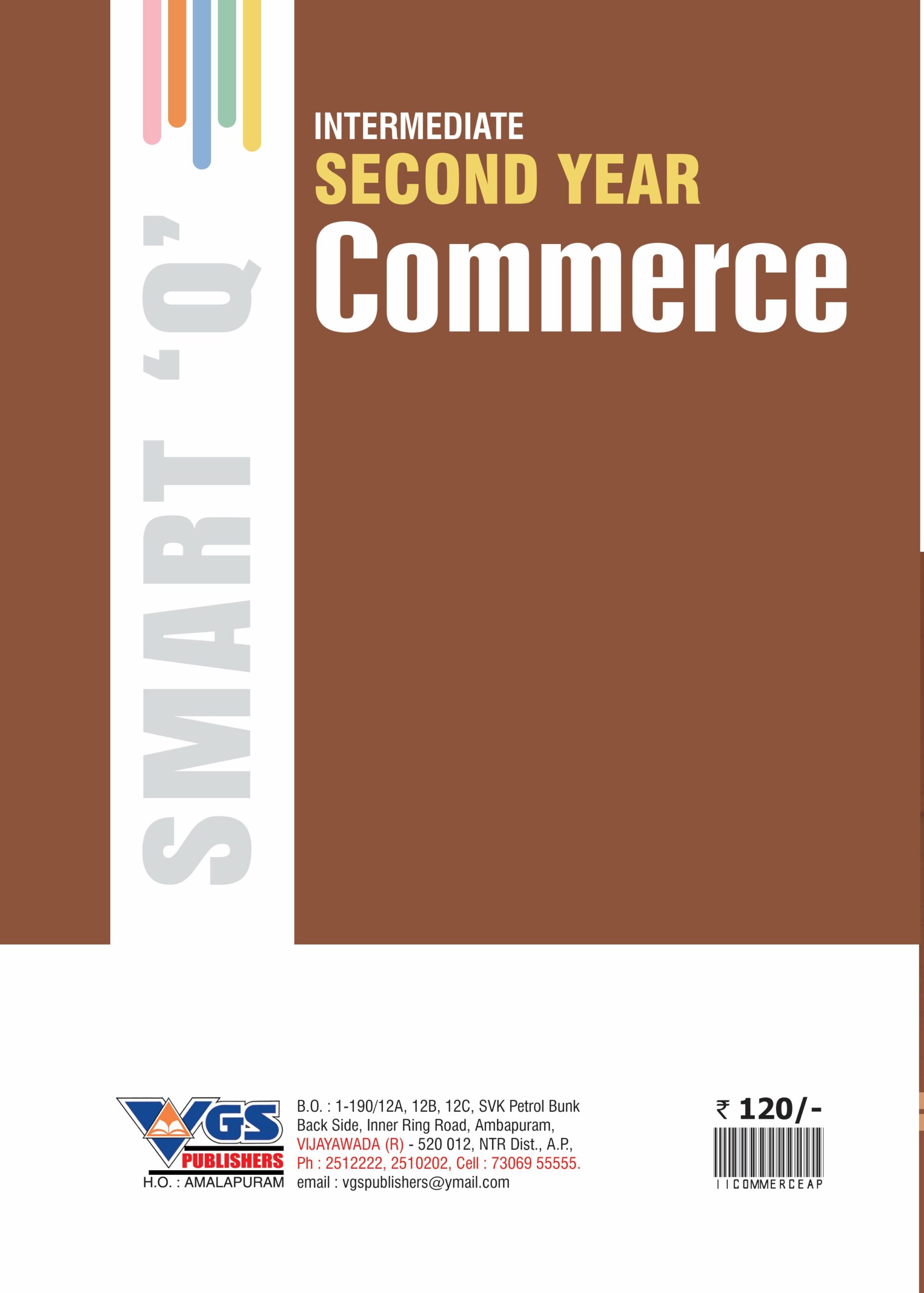 AP 2nd Year Commerce Question Bank Smart Q Series 2027