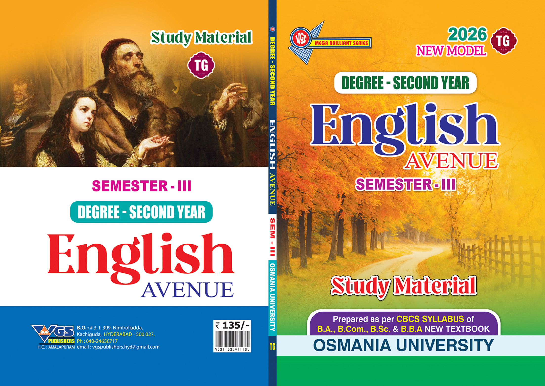 TG Degree 2nd Year, Semester III English (Study Material) for Osmania University