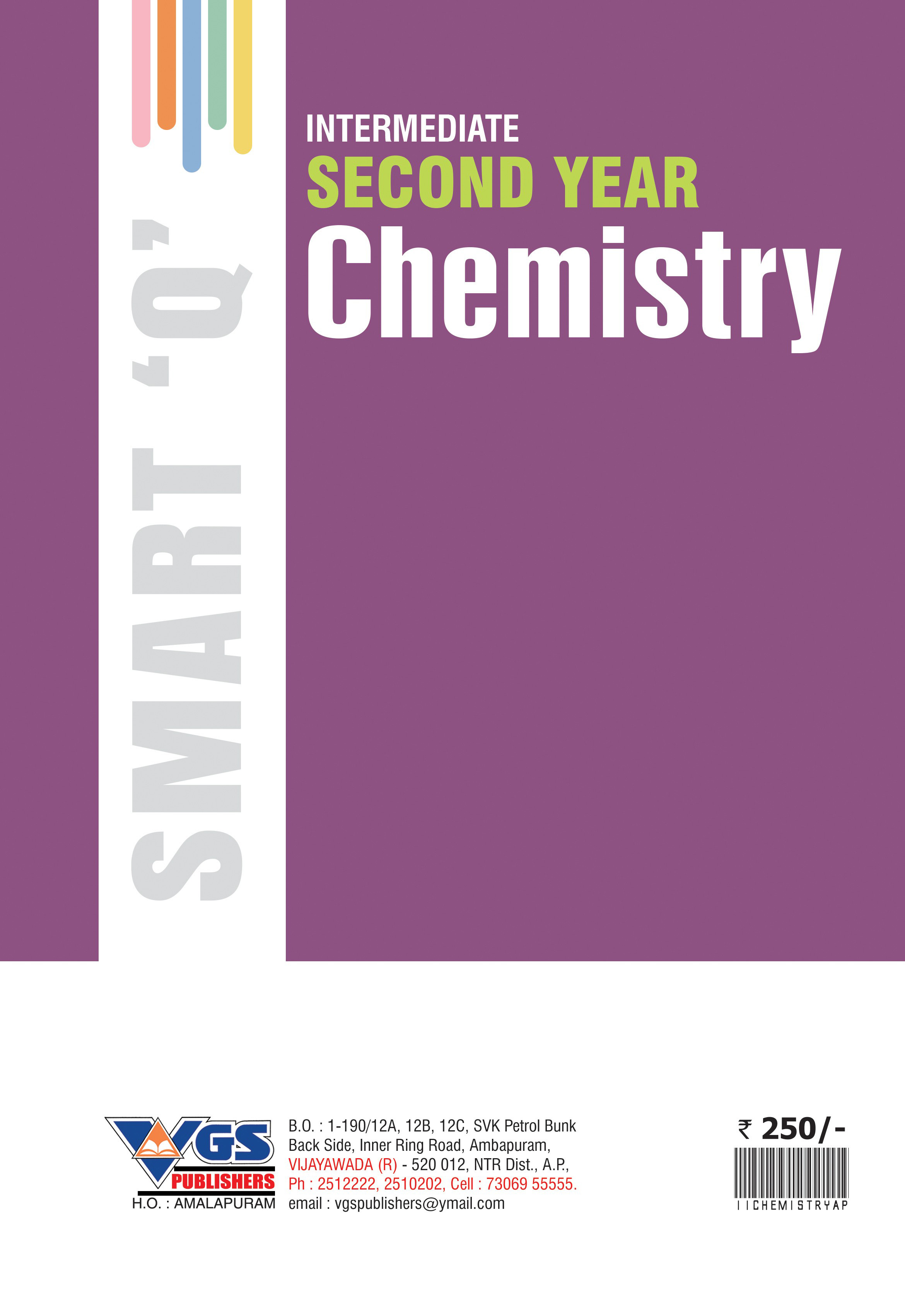 AP Inter 2nd Year Chemistry Question Bank Smart Q Series - 2027 thumbnail
