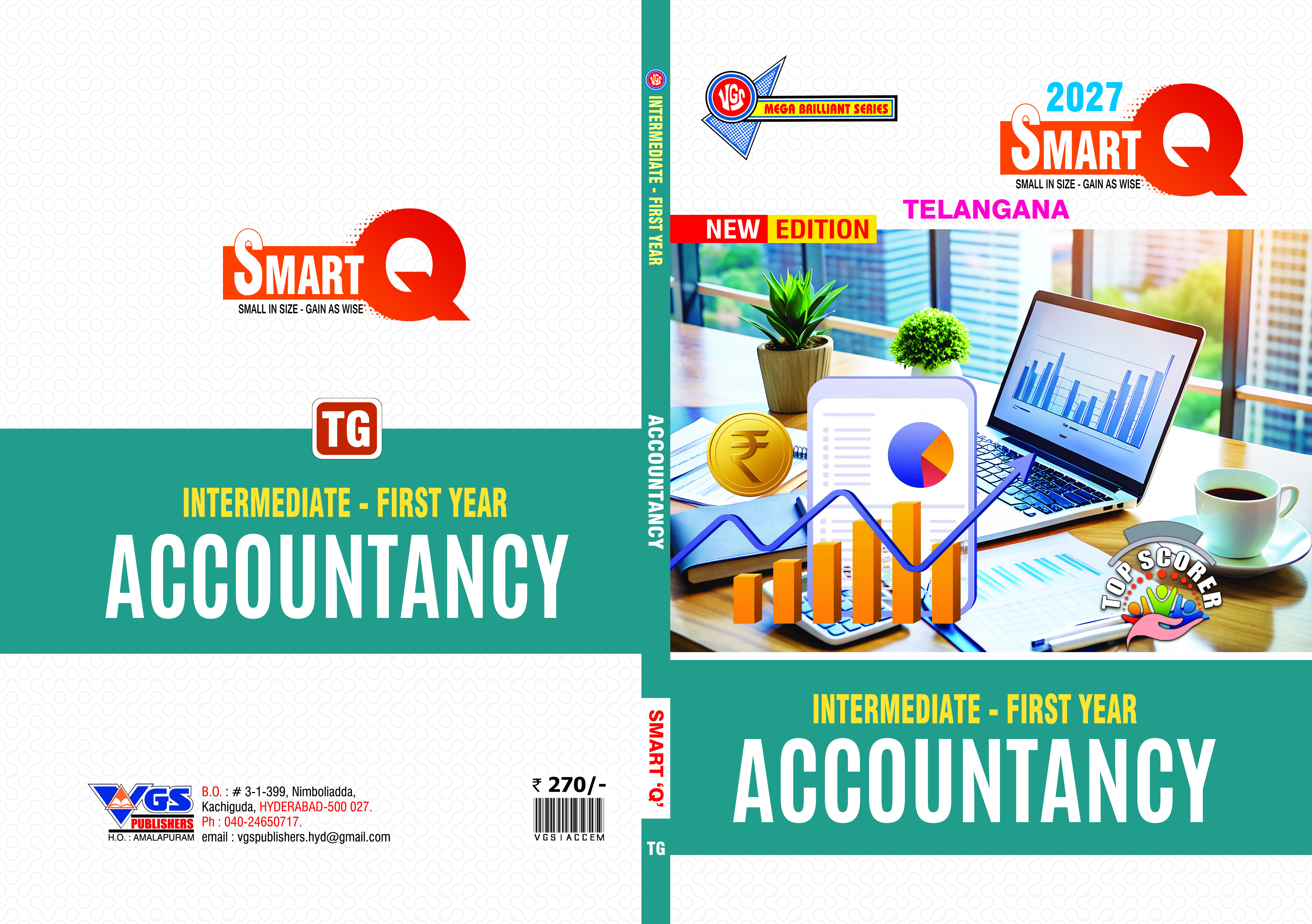 VGS SmartQ Series TG Inter 1st Year Accountancy Question Bank 2027