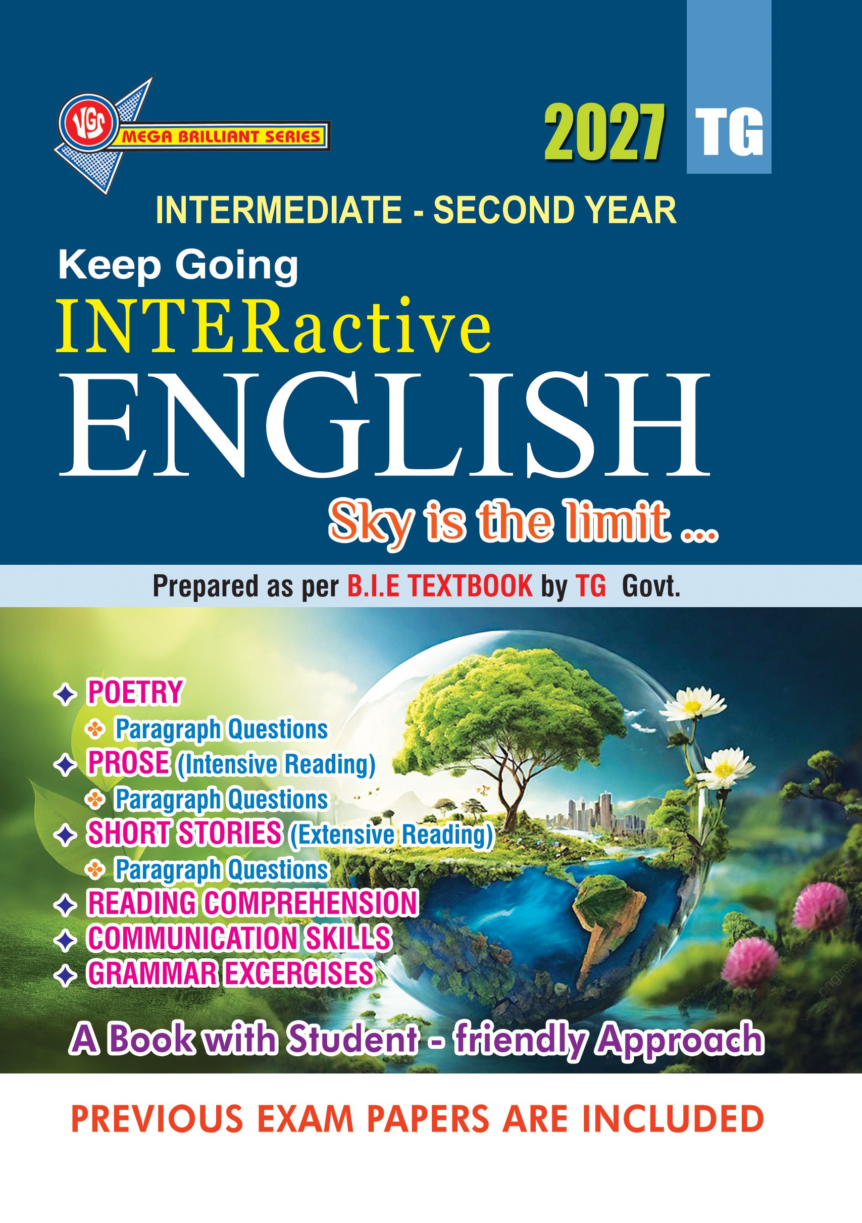TG VGS Publishers Intermediate Second Year 2027 English – Keep Going INTERactive Edition is a complete language-learning companion