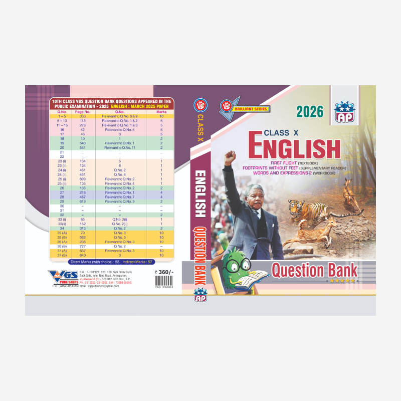 AP 10th Class English Question Bank-2026