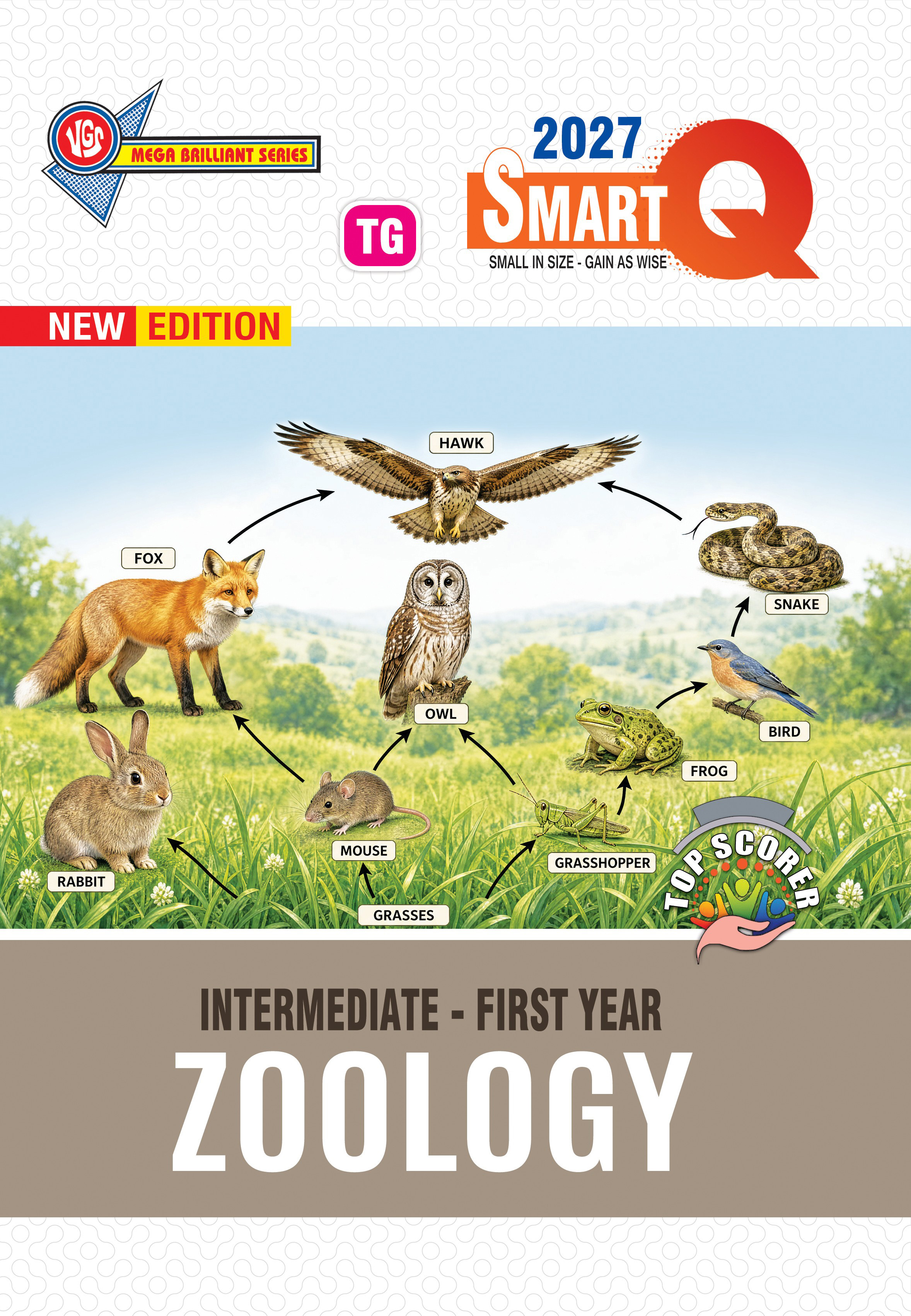 TG Inter 1st Year Zoology  Question Bank Smart Q Series - 2027