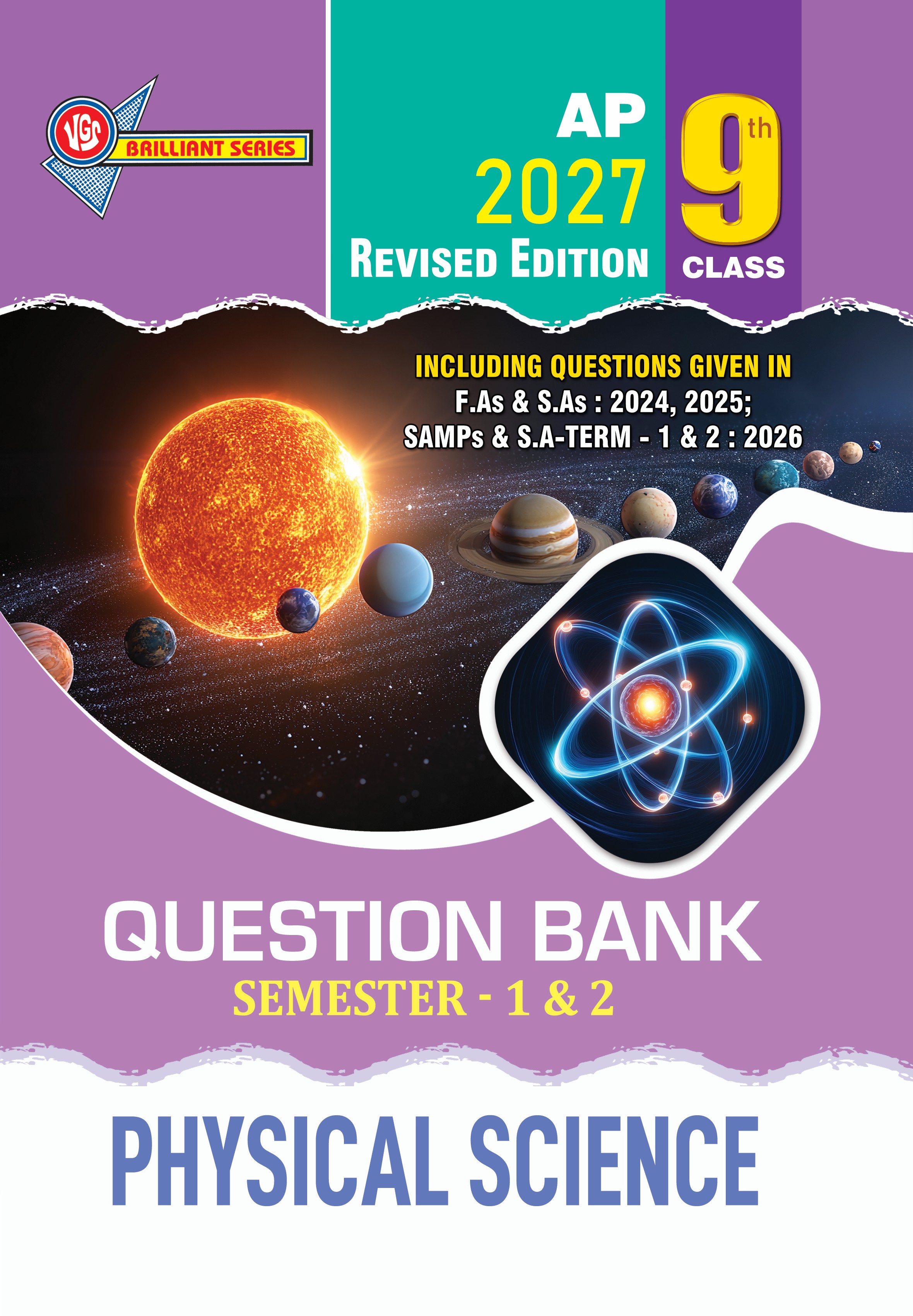 VGS AP Class 9 Physical Science Question Bank for Semester 1 & 2 - 2027