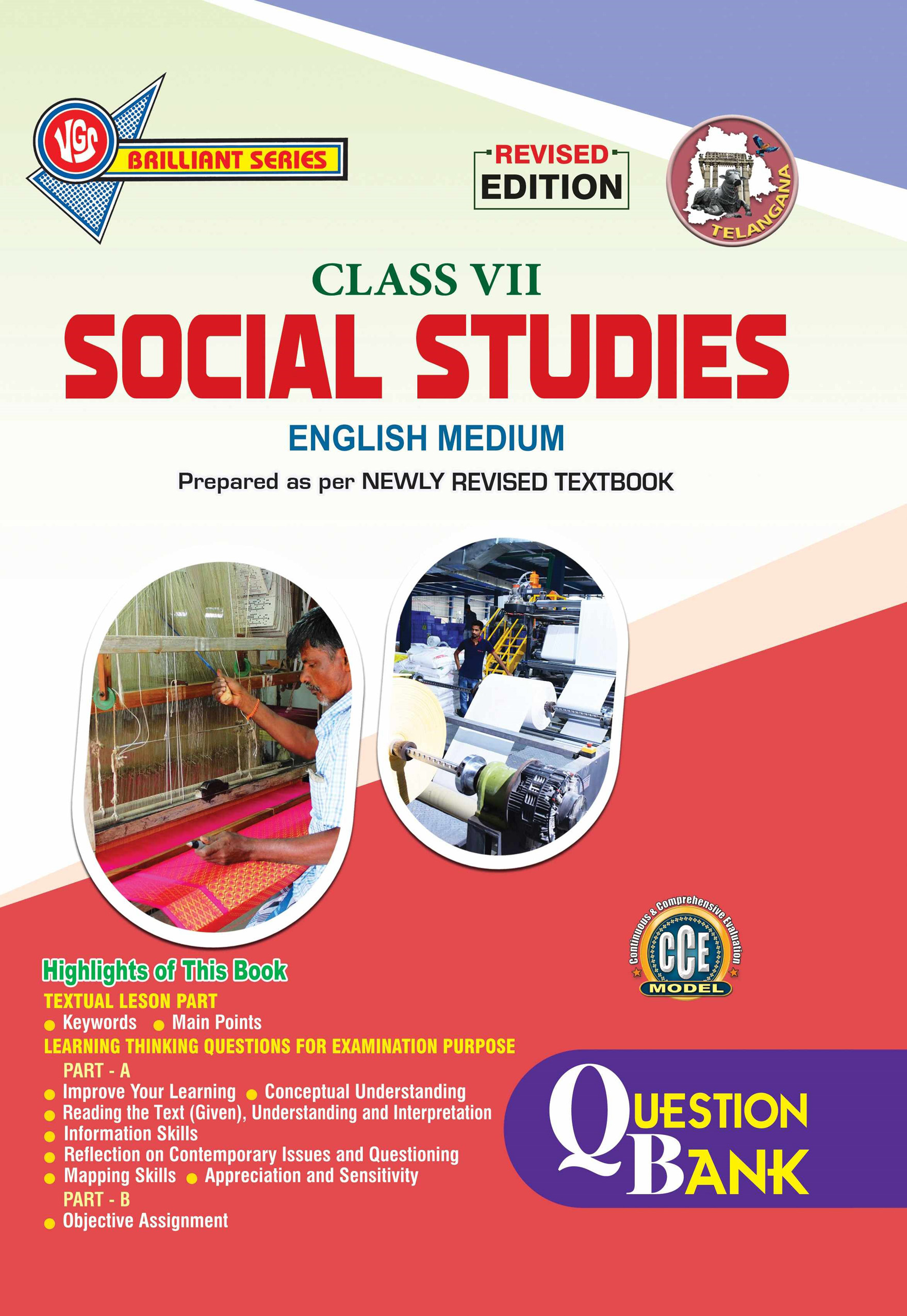 VGS TG 7th Class Social Studies English Medium Question Bank-2027