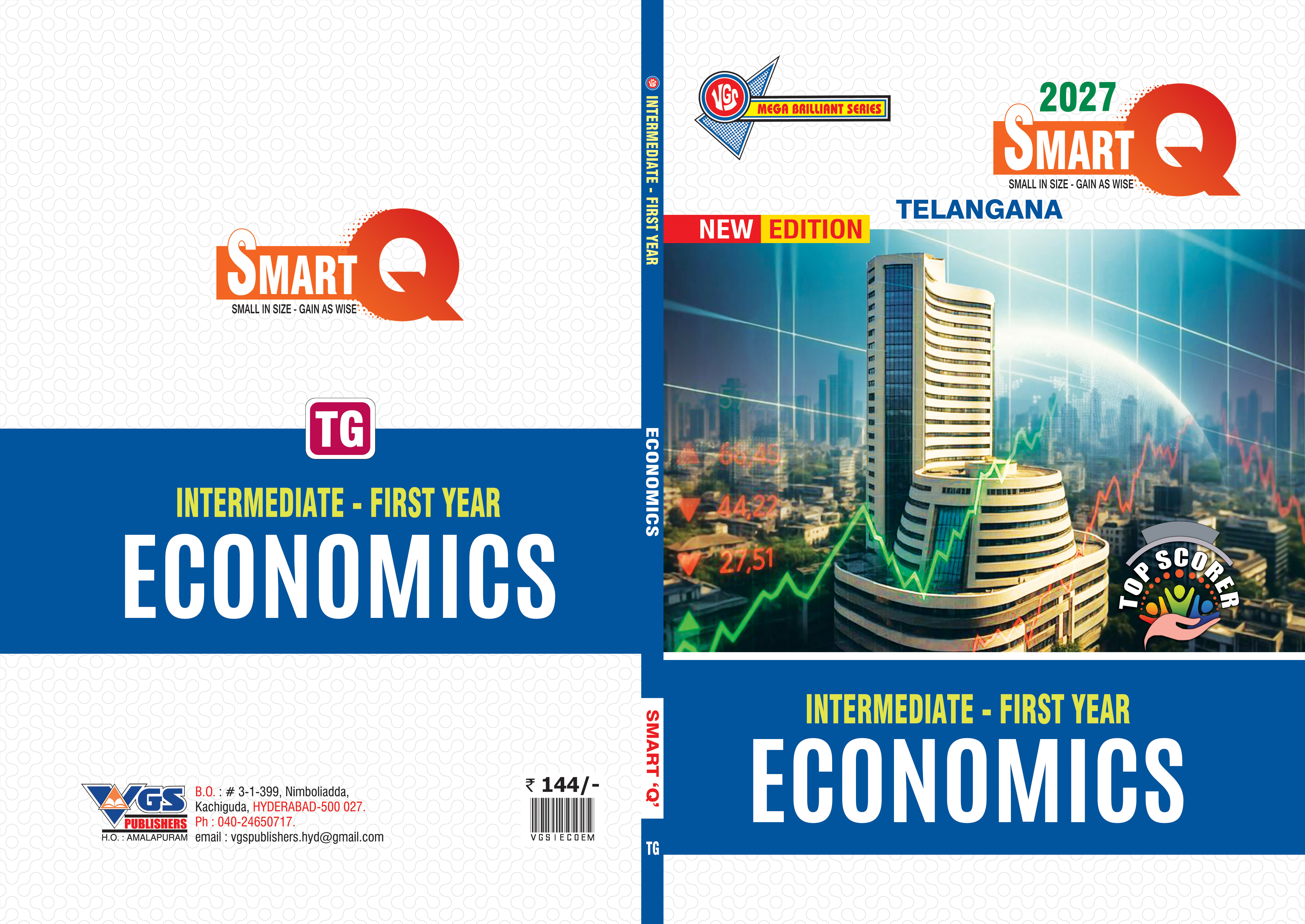 VGS SmartQ Series TG Inter 1st Year Economics Question Bank 2027