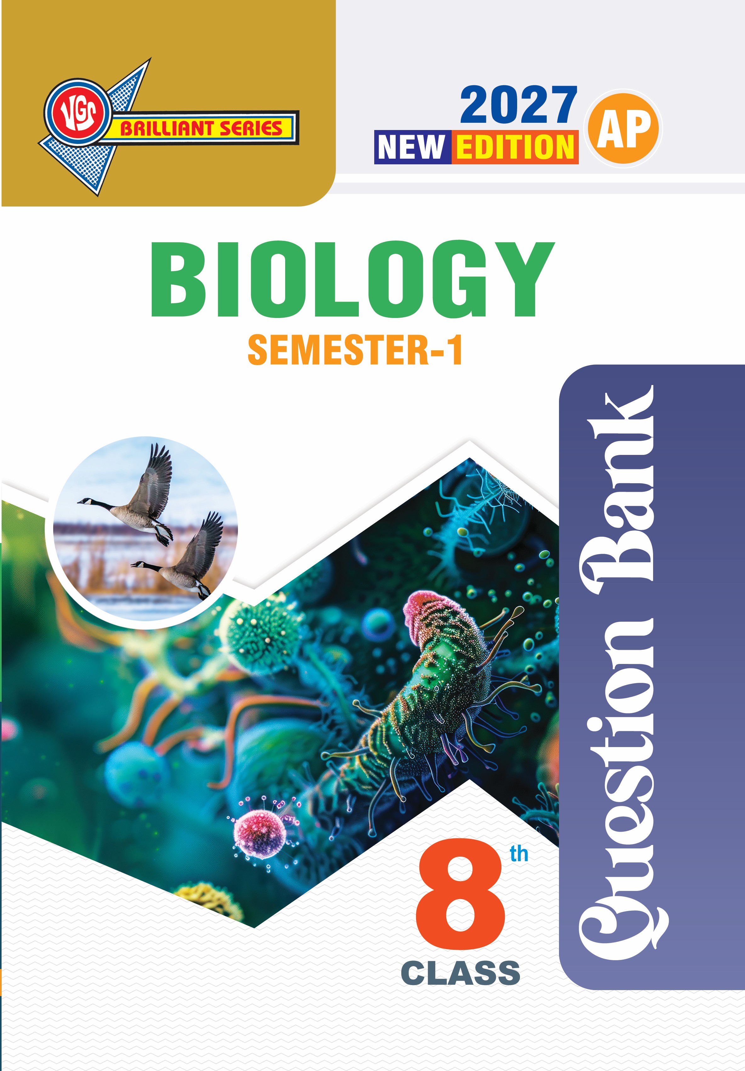 VGS AP 8th Class Biology (Semester-I) Question Bank - 2027