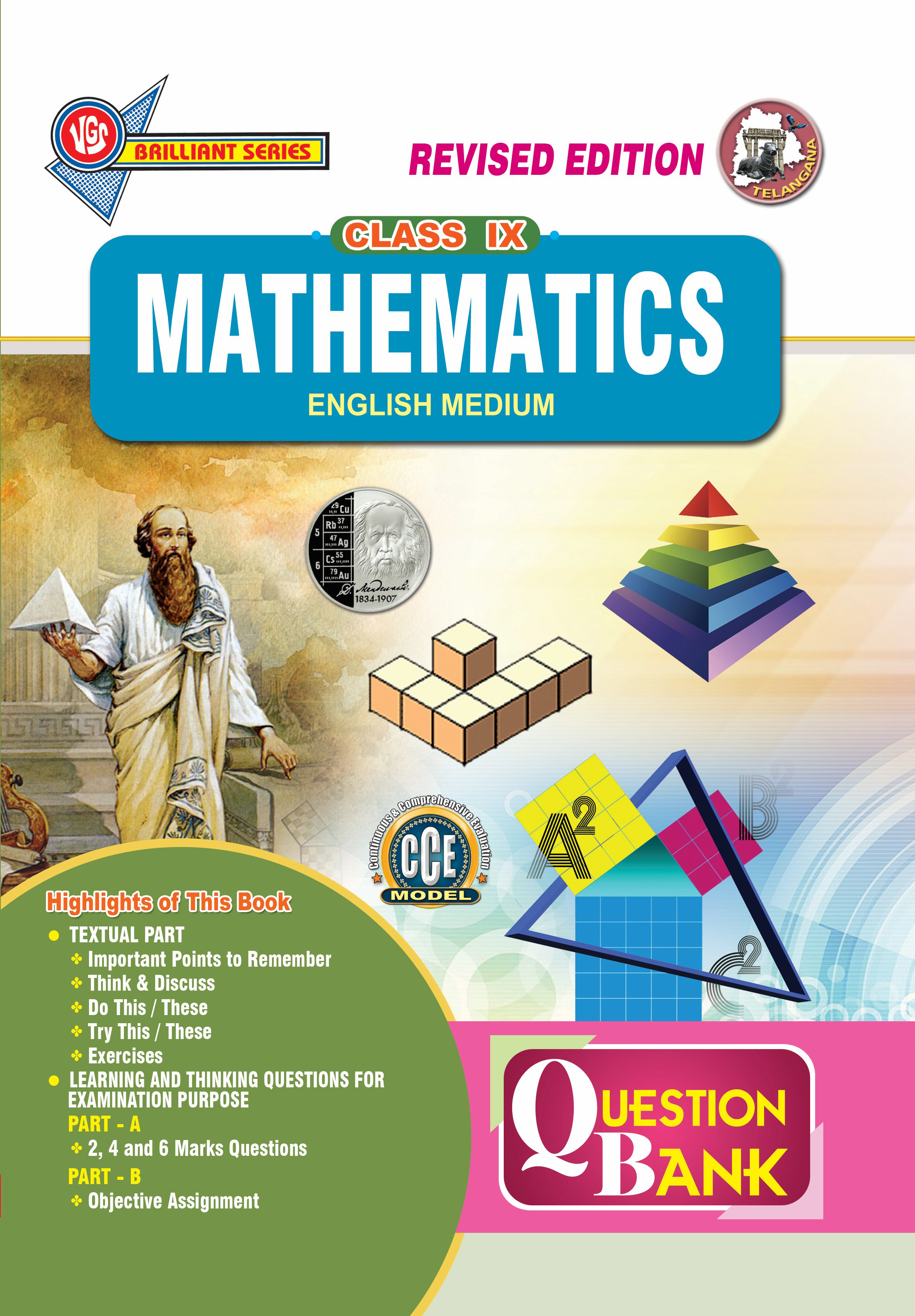 VGS TG 9th Class Mathematics English Medium Question Bank-2026