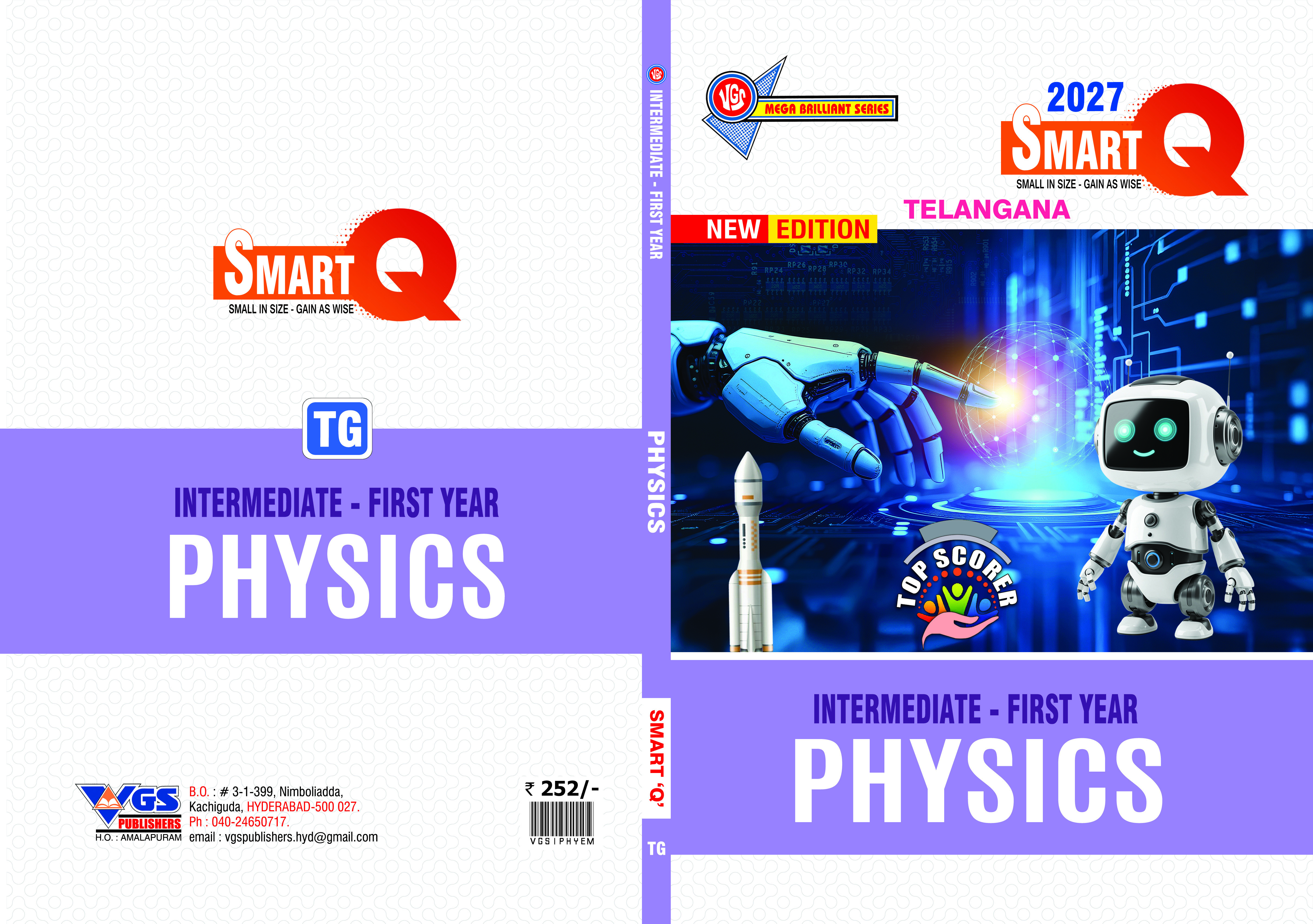 SmartQ Series TG 1st Year Intermediate Physics Question Bank - 2027