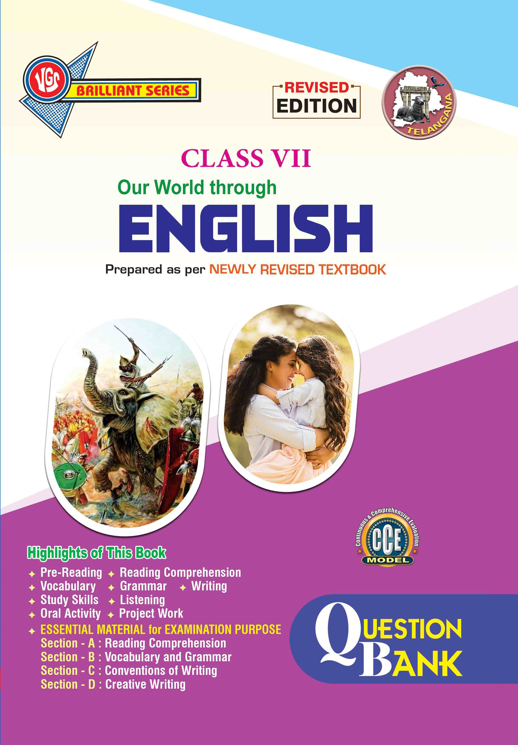 VGS TG 7th Class English Question Bank-2027
